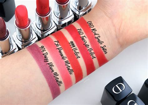 dior rouge dior refillable lipstick|dior lipstick shade 999.